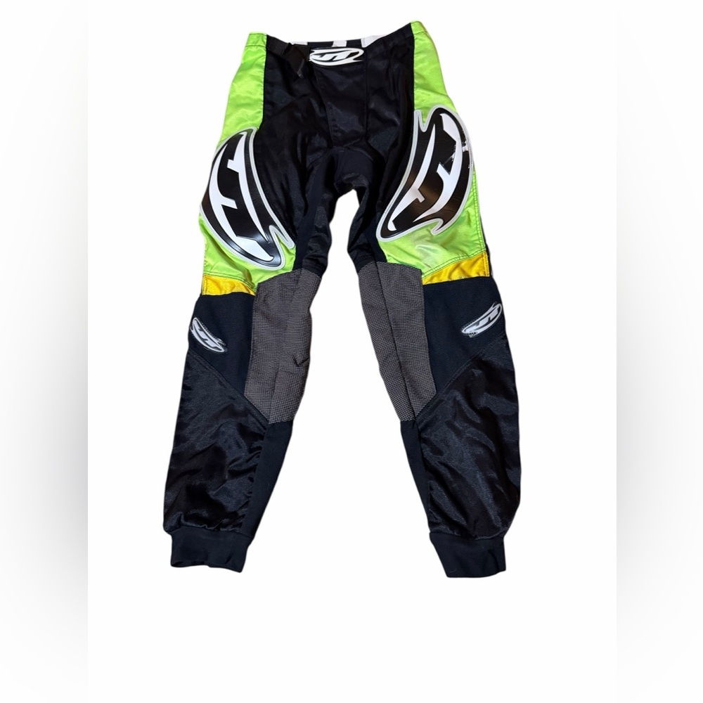 Dynamic Black and Green Men's Joggers
